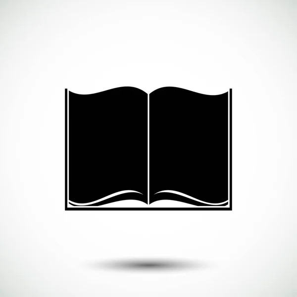 Libro icono de tarjeta — Vector de stock