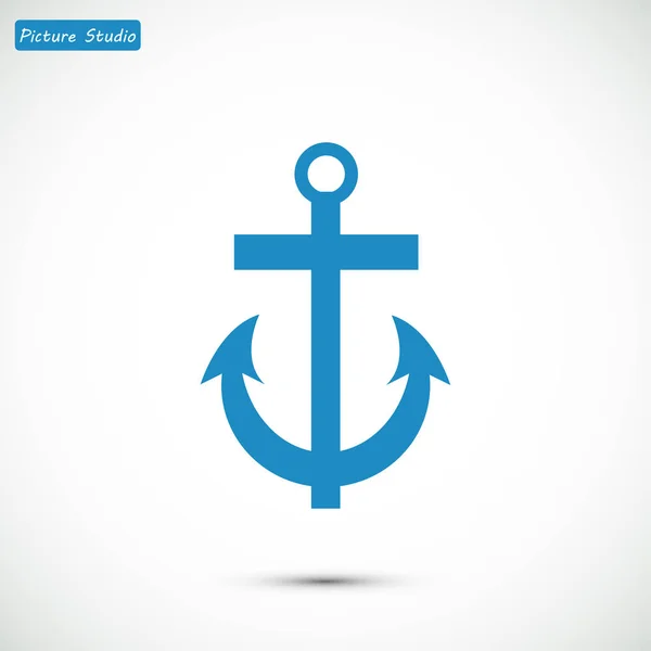 Marine anchor icon — Stock Vector