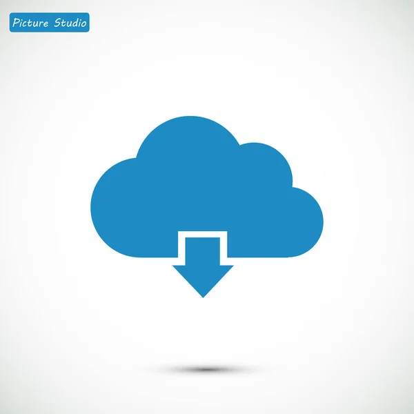 Download σύννεφο εικονίδιο — Διανυσματικό Αρχείο