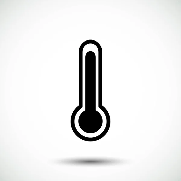 Θερμόμετρο εικονίδιο της κάρτας — Διανυσματικό Αρχείο