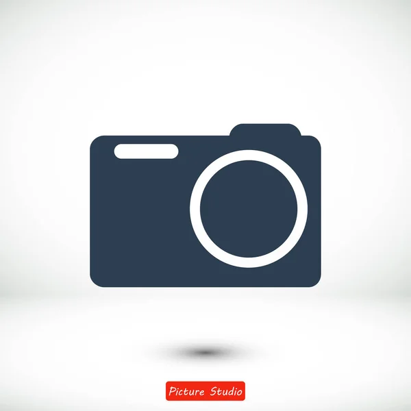 Icono de cámara fotográfica — Vector de stock