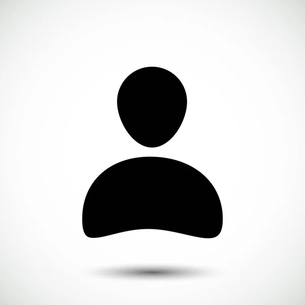Human silhouette icon — Stock Vector