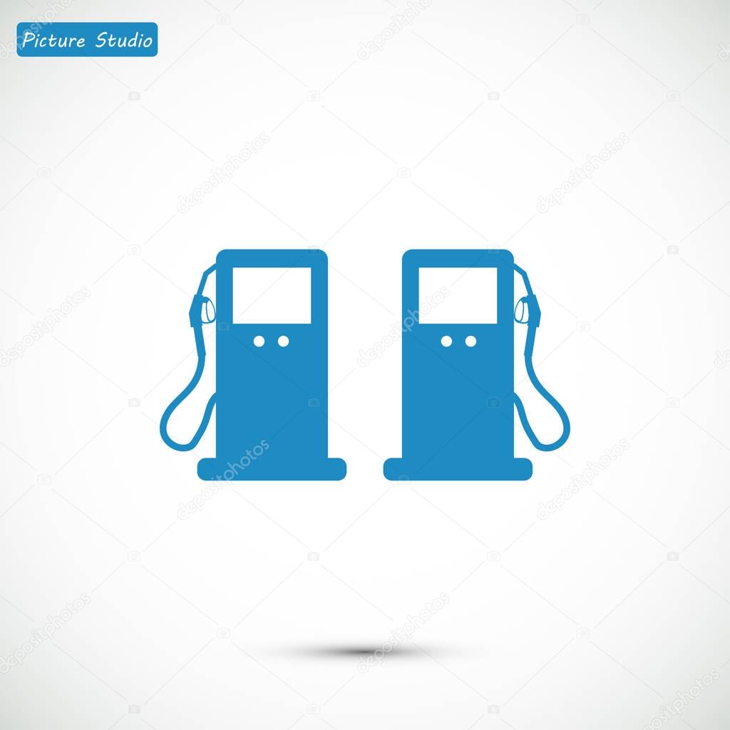 fuel filling columns icon