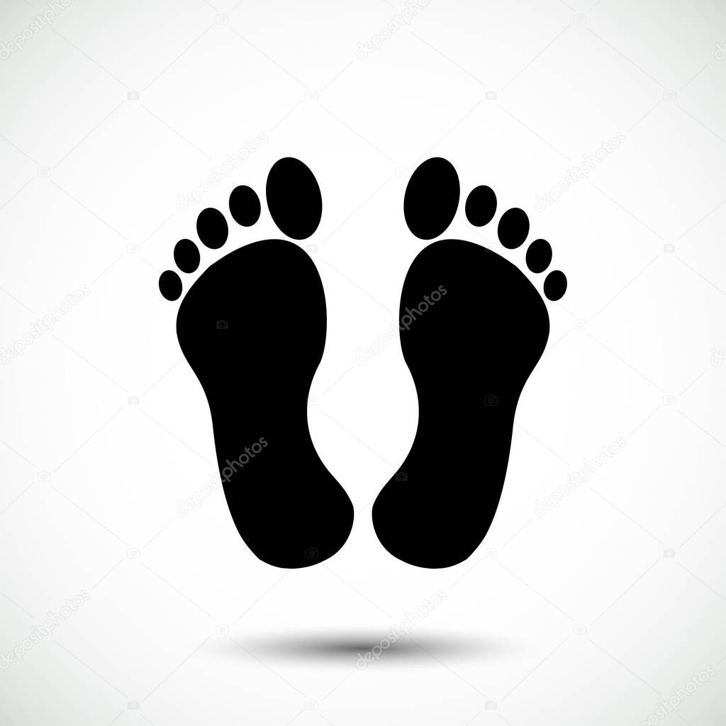 footprint card icon