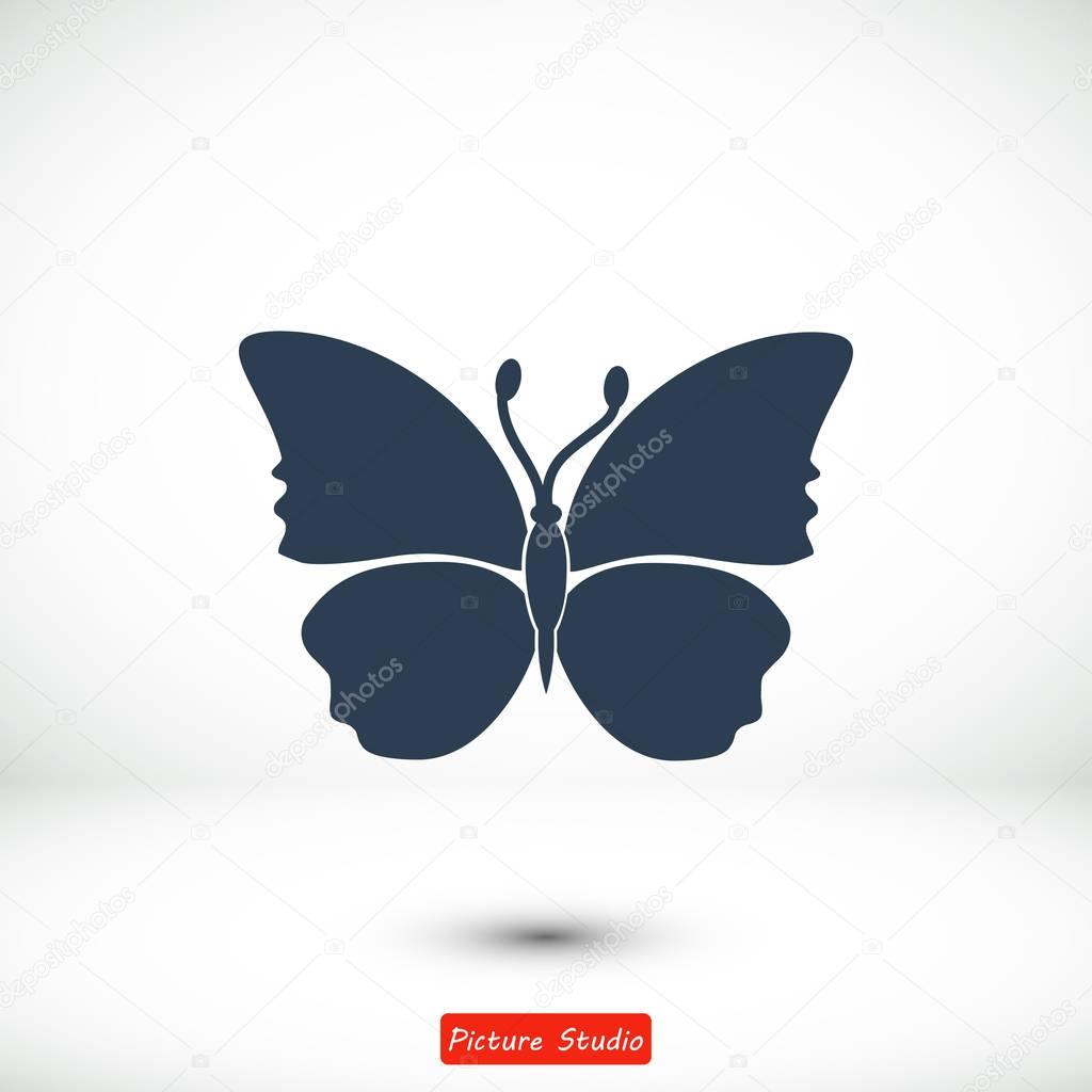 butterfly card icon