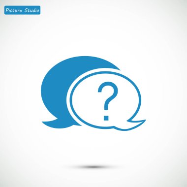 konuşma balonu simgesinin soruda