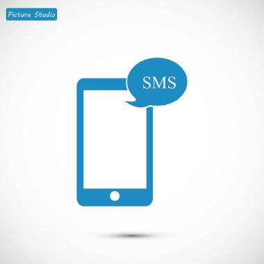 Cep telefonu sms simgesi