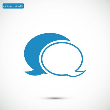 sohbet konuşma kabarcıklar simgesi 