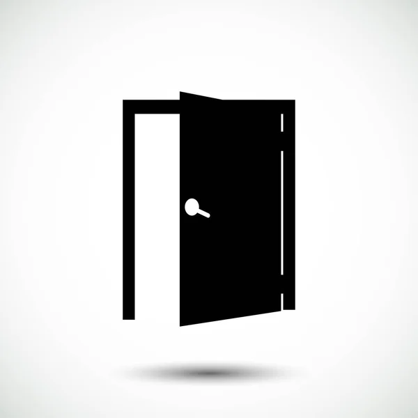 Open deur pictogram — Stockvector