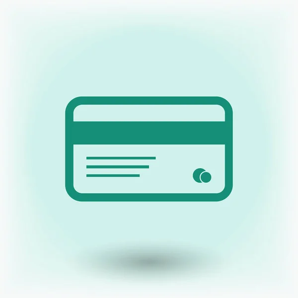 Εικονίδιο πιστωτικής κάρτας — Διανυσματικό Αρχείο