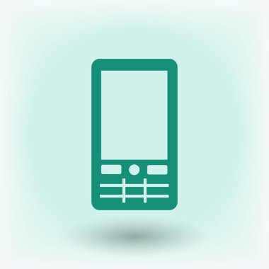 Telefon Düz Simgesi