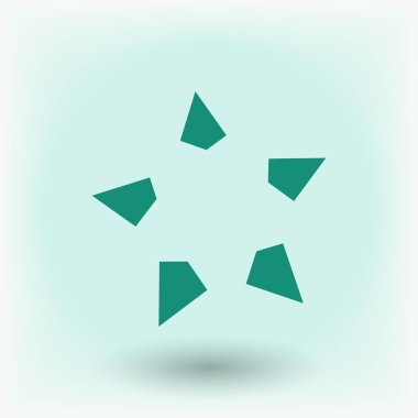 Yıldız Düz Simgesi