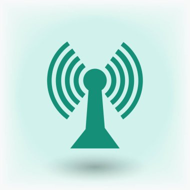 Comunication düz simgesi