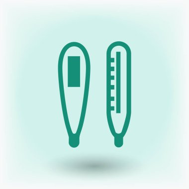 termometre vektör ikonlar