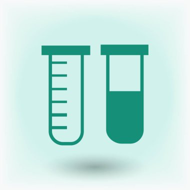 Tüpler düz simgesi