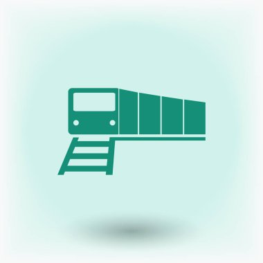 Tren Düz Simgesi