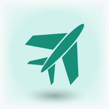 uçak işareti simgesi