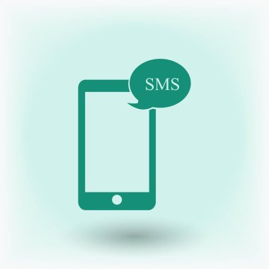 Cep telefonu sms simgesi