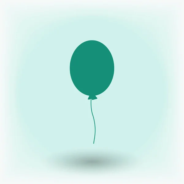 Ícone de balão plano — Vetor de Stock