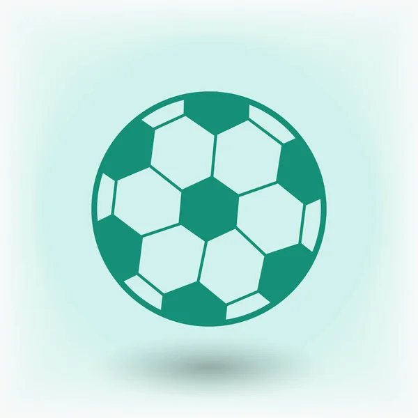 古典的なサッカー ボールのアイコン — ストックベクタ
