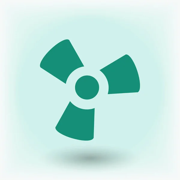 Fan und Propeller Ikone — Stockvektor