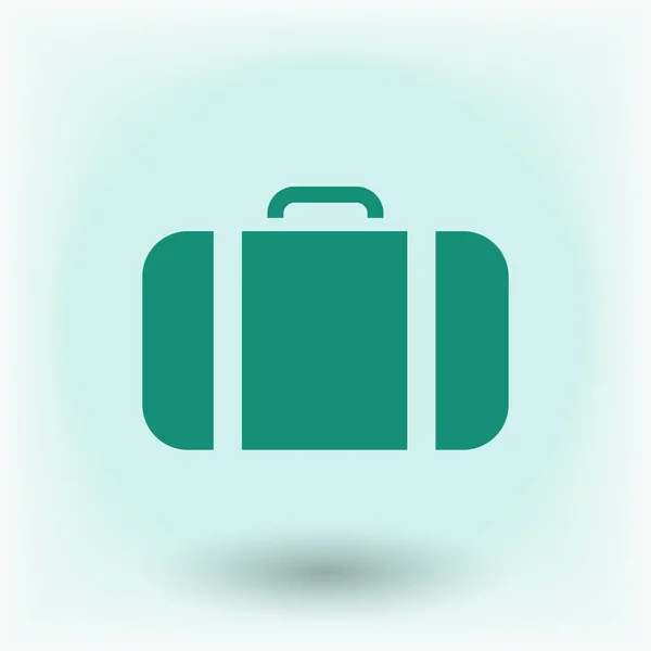 Icône sac plat — Image vectorielle