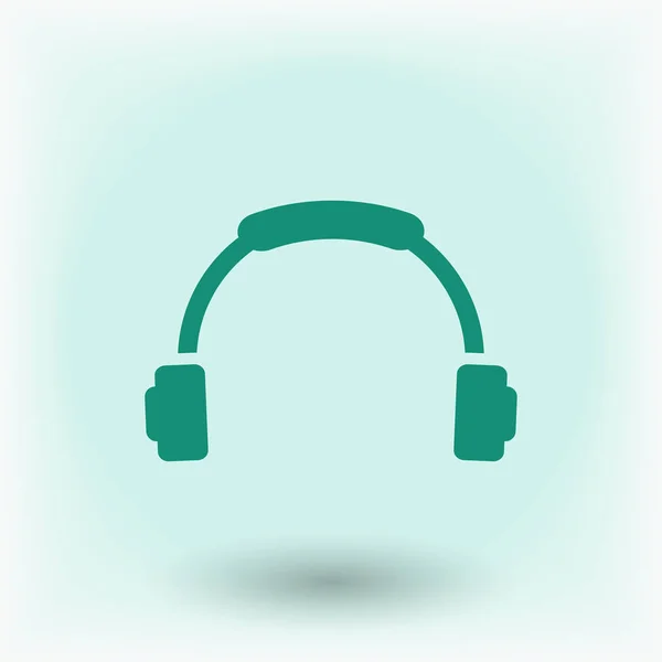 Ακουστικά εικονίδιο "υπογραφή" — Διανυσματικό Αρχείο