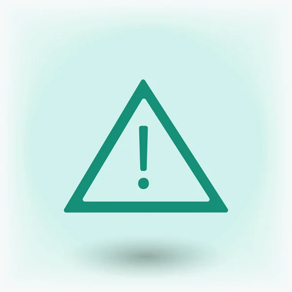 Figyelmeztetés roadsign ikon — Stock Vector