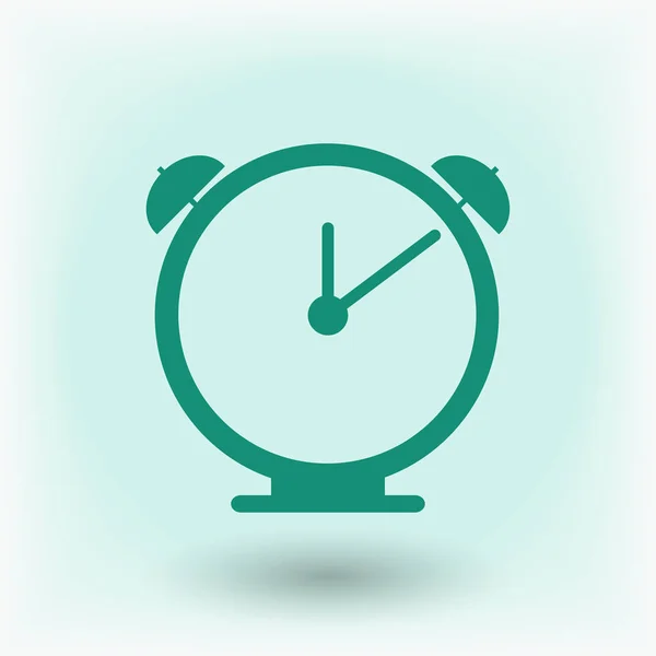 Reloj plano Icono — Vector de stock