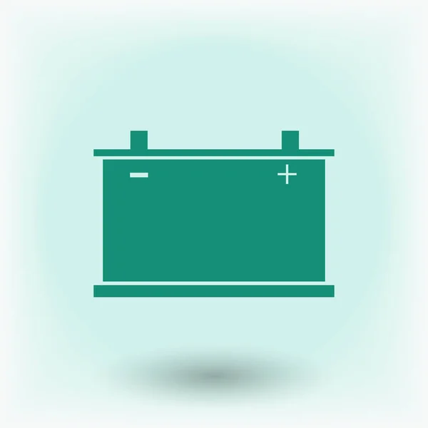 Car battery icon — Stock Vector