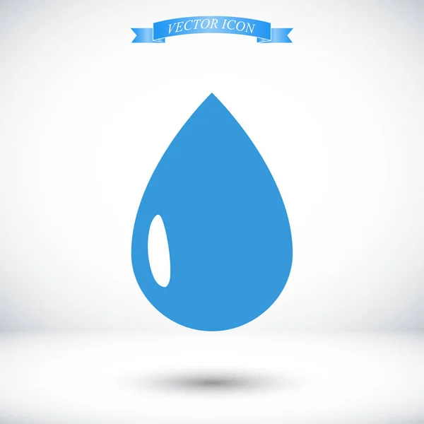 Εικονίδιο σταγόνας νερού — Διανυσματικό Αρχείο