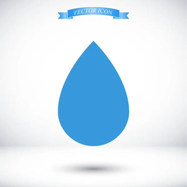 Ikona kapka vody — Stockový vektor