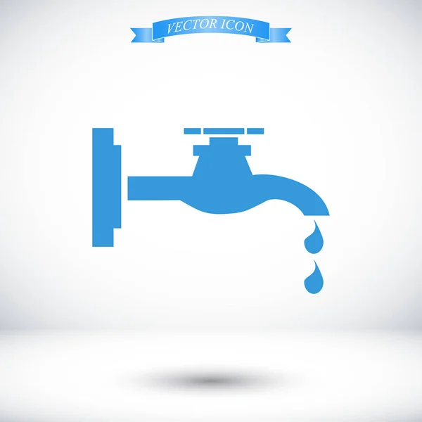 Water faucet icon — Stock Vector