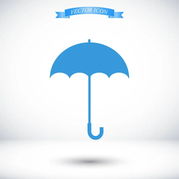 Значок відкритих парасольку — стоковий вектор