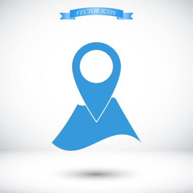 Harita simgesinde iğne