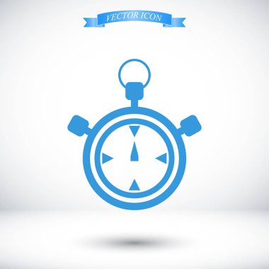 Mavi kronometre simgesi