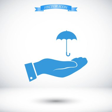 El simgesi olan şemsiye