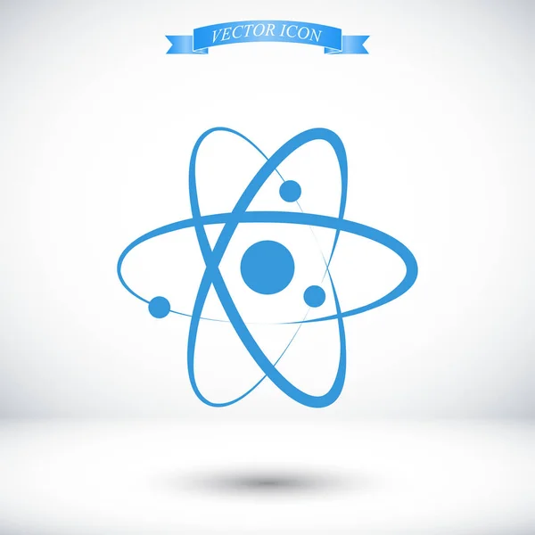 Atom kartu ikona — Stockový vektor