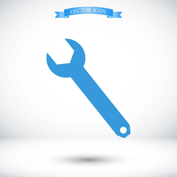 Icona della chiave blu — Vettoriale Stock