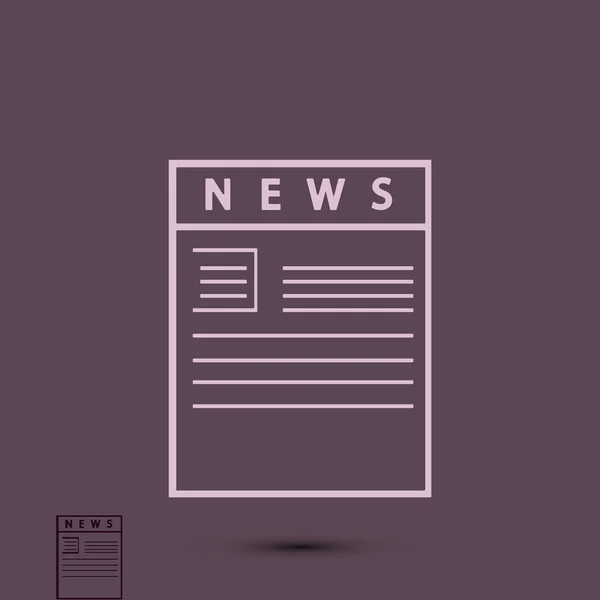 news paper flat icon