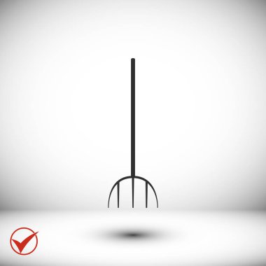 Bahçe çatal simgesi