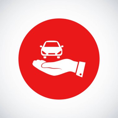 Araç simgesine illüstrasyon