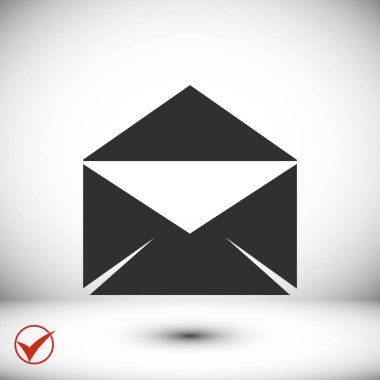 zarf simgesi illüstrasyon