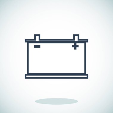 Pil simgesi illüstrasyon