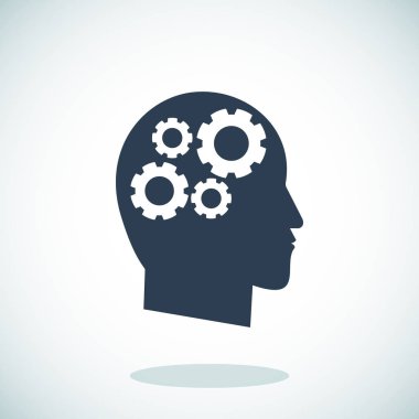 dişli simgesini illüstrasyon