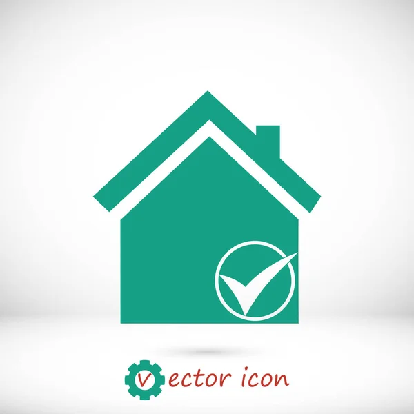 Design of home icon — Stock Vector