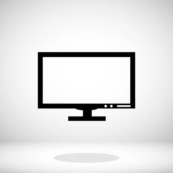 Illustrazione icona del computer — Vettoriale Stock