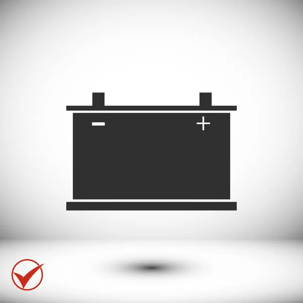 Illustration zum Batterie-Symbol — Stockvektor