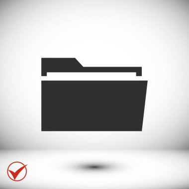 klasör simgesi illüstrasyon