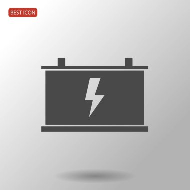 Pil simgesi illüstrasyon